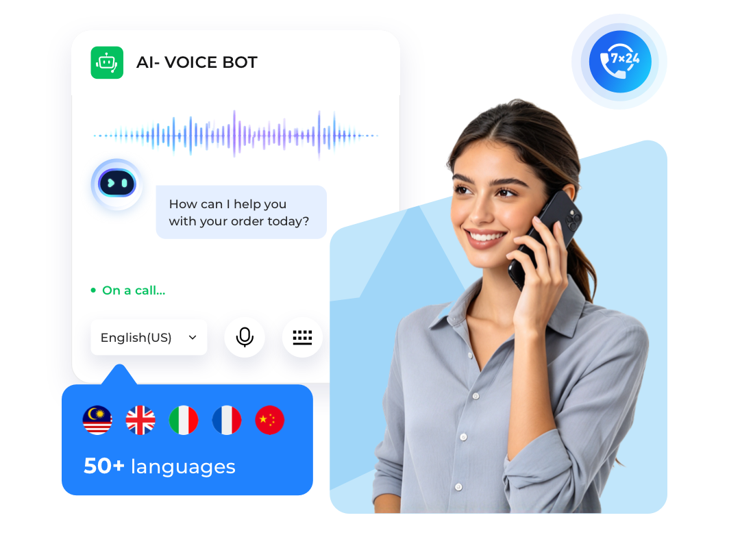 AI voicebot and auto dialer