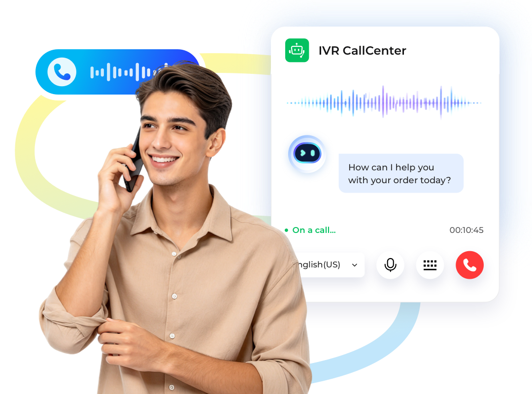 IVR and AI voice agents working together