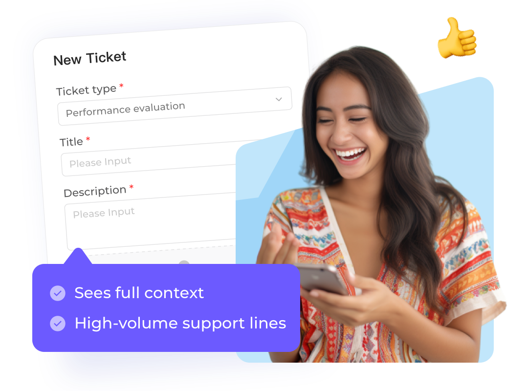 Automatic ticket creation