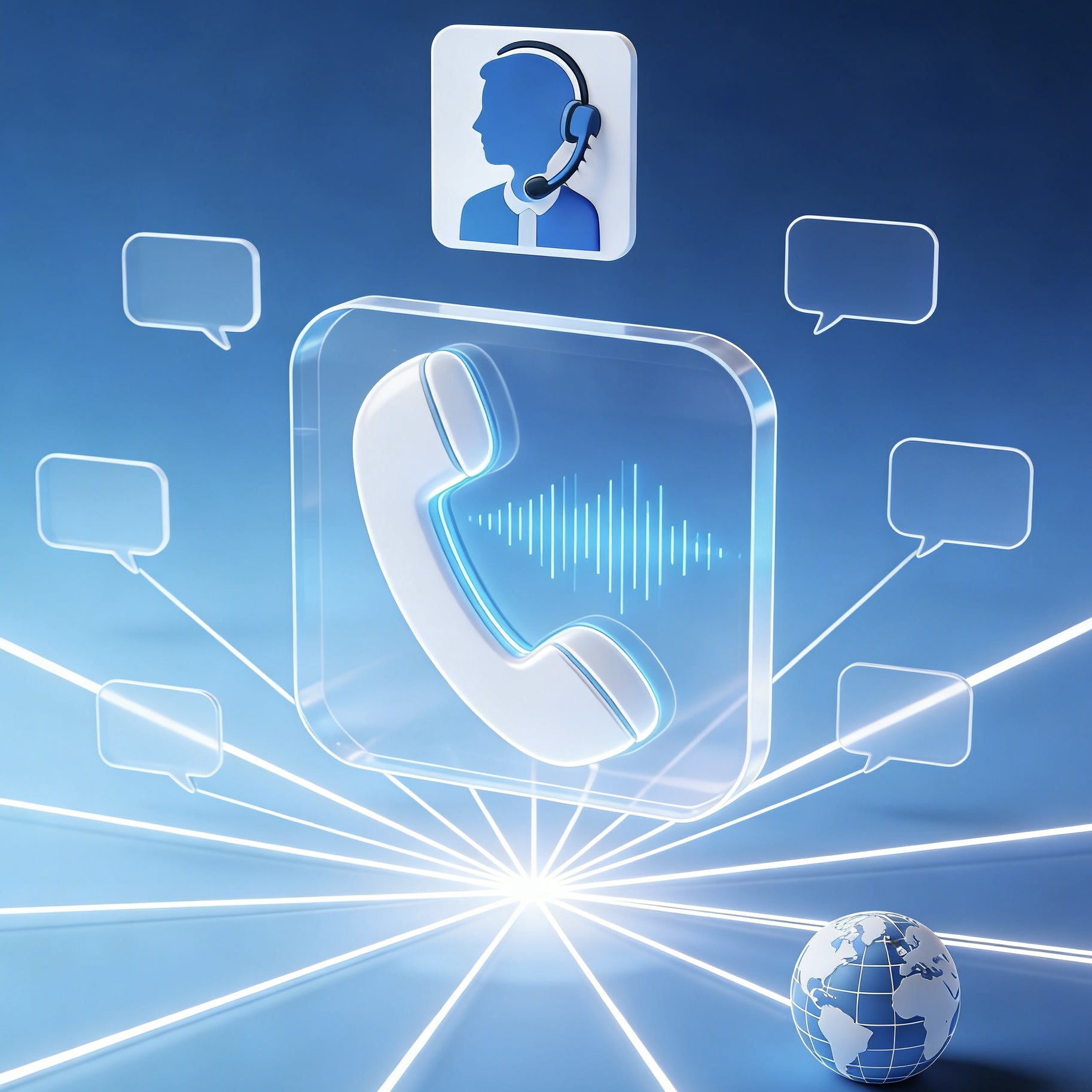 How can AI support a scalable and stable global voice customer service system?