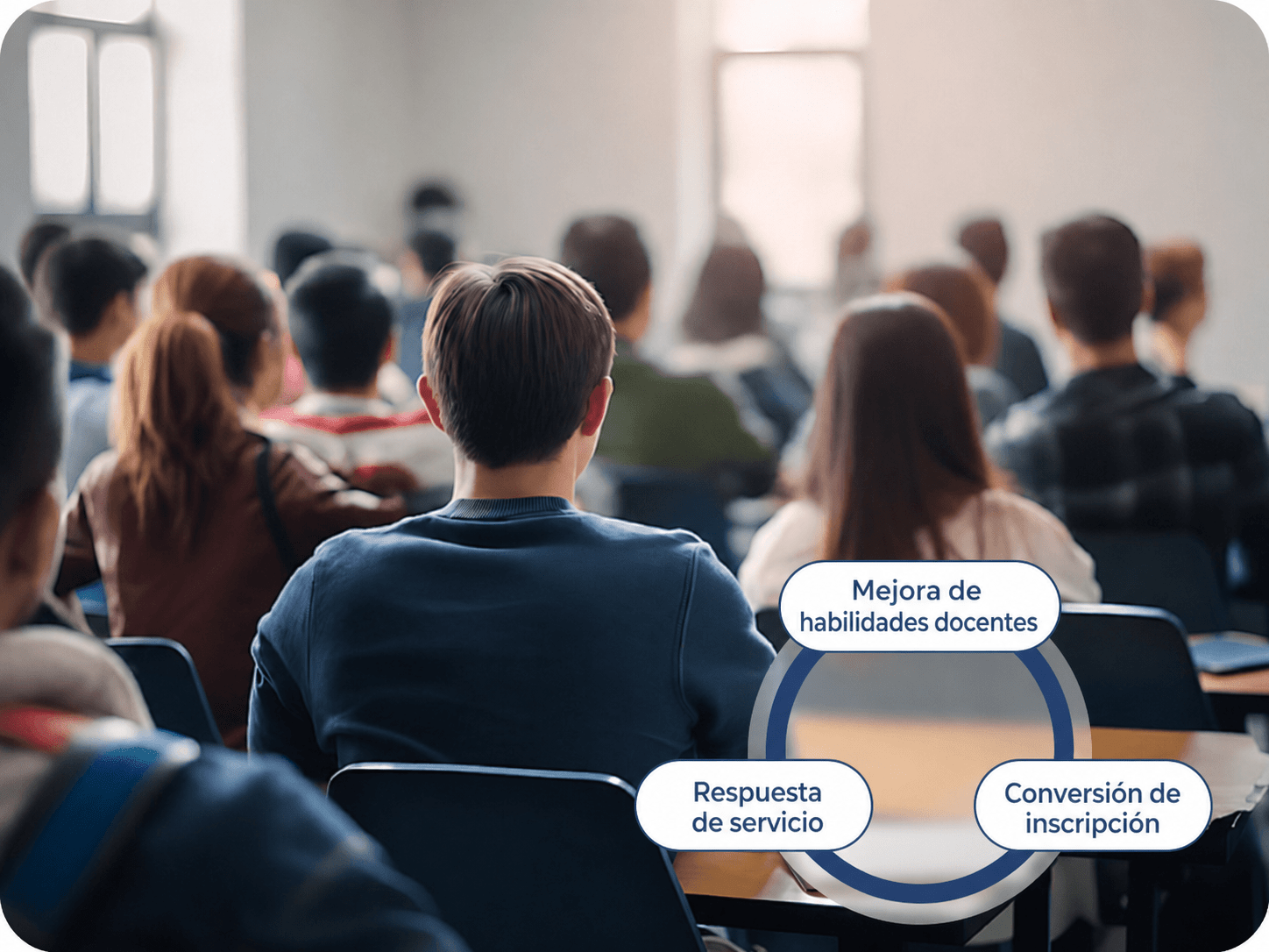 Educación impulsada por IA: reinventando la comunicación y la experiencia de crecimiento.